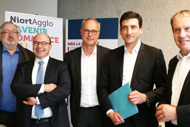Présentation du nouveau Master- MBA "Entrepreneuriat digital et créations d'entreprises innovantes" au siège de l'Agglo ©IToesca