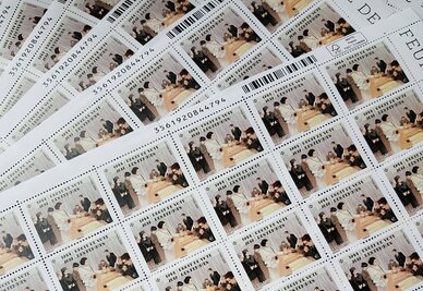 Planches de timbres Droit de vote des femmes