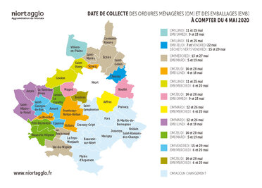 Carte 40 communes