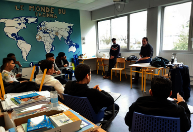 Rencontre à la cité scolaire Maurice Genevoix - Simone Signoret à Bressuire