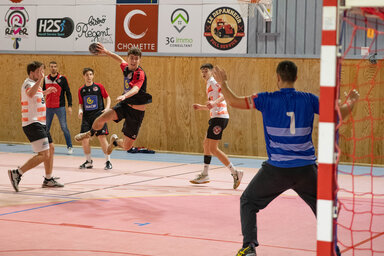 Match de handball Souche contre Biard