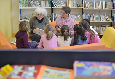 Atelier lecture a l'ecole elementaire Ferdinand Buisson